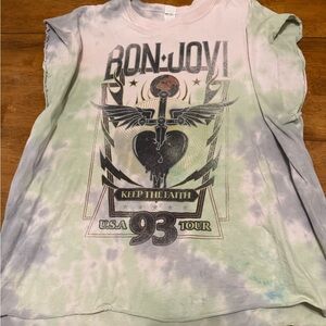 Vintage Bon Jovi Keep the Faith ‘93 Tour T-Shirt Men’s Size 2XL